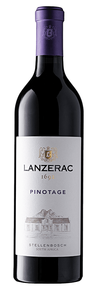 Lanzerac Pinotage bottle from Lanzerac Wine Estate.